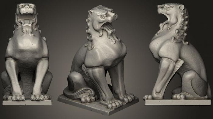 Animal figurines (STKJ_0337) 3D model for CNC machine